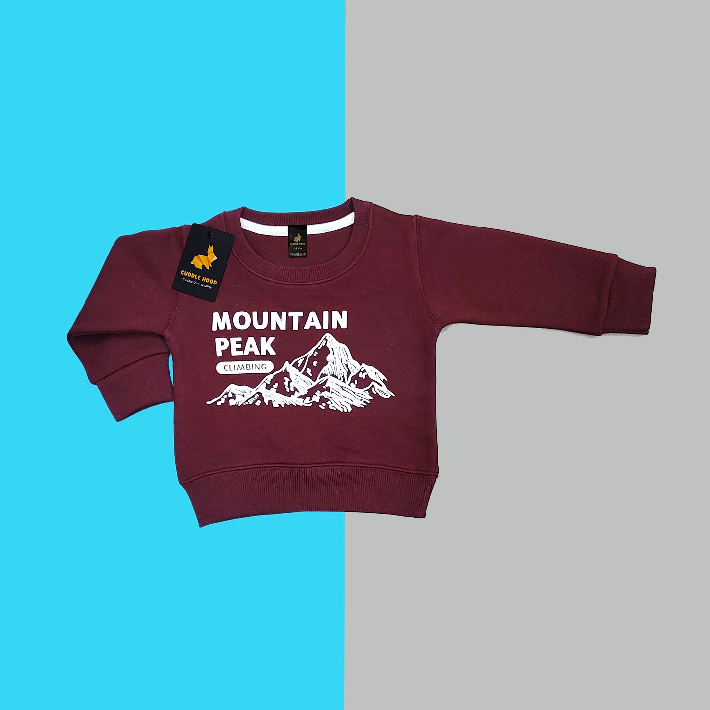 Mountain Peak Maroon Sweatshirt