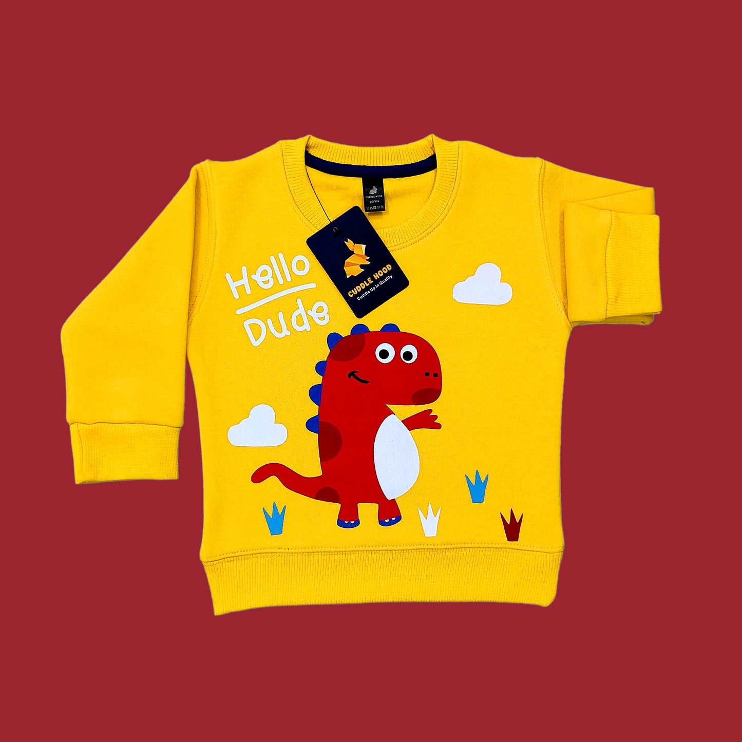 Dino Yellow Sweatshirt