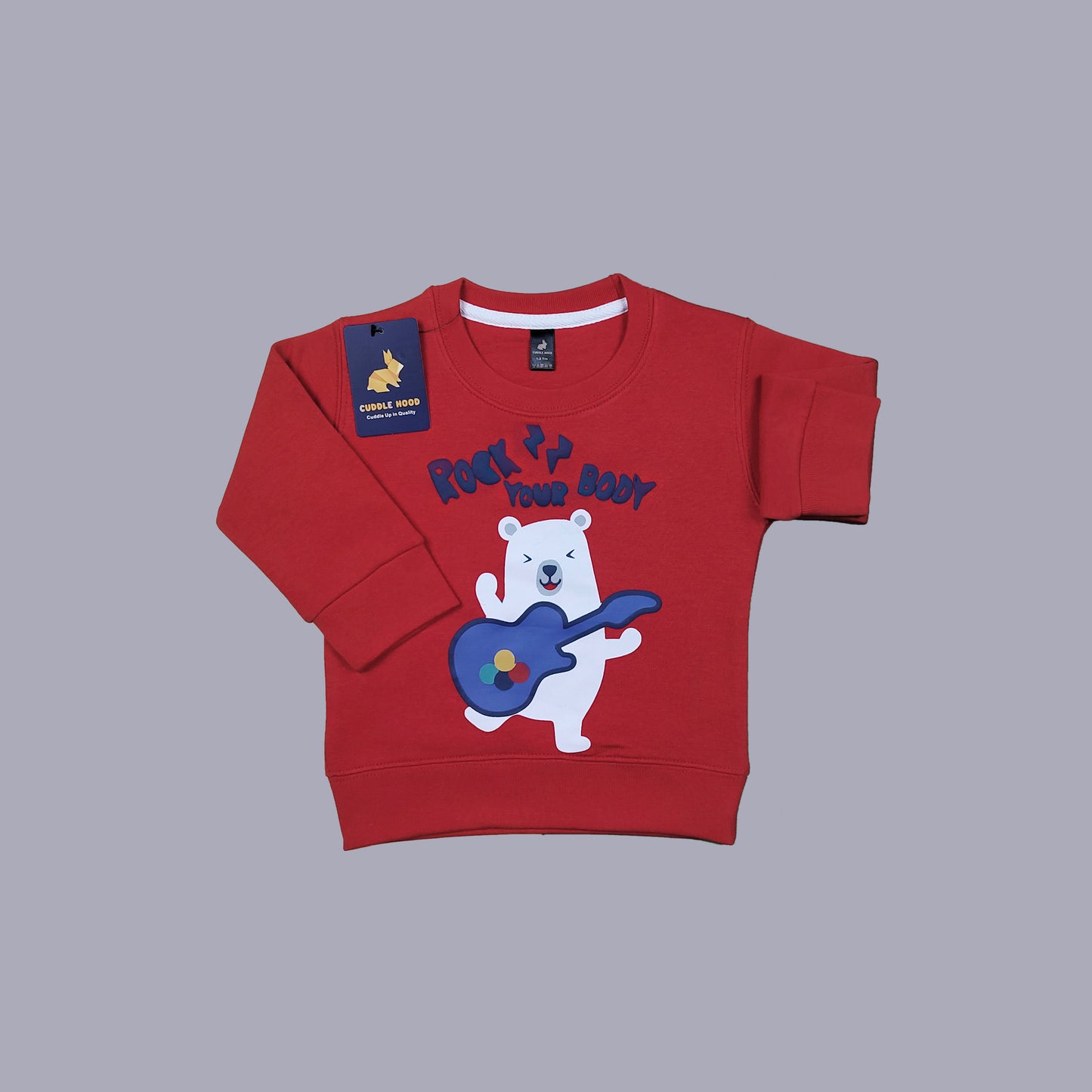 Bear Tune Red Sweatshirt